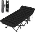 Oswerpon 75x28'' XL Folding Camping Cot with Mattress,500LBS Heavy Duty Sleeping Cots, for Camping, Hiking, Travel, Office Break